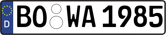 BO-WA1985