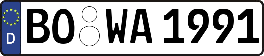 BO-WA1991