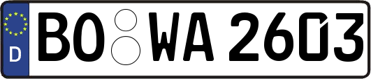 BO-WA2603