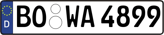 BO-WA4899