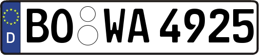 BO-WA4925