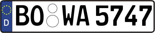 BO-WA5747