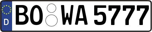 BO-WA5777