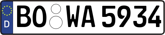 BO-WA5934
