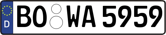 BO-WA5959