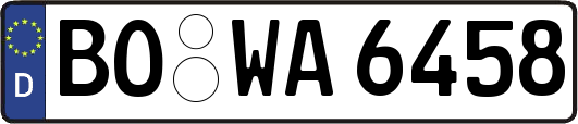 BO-WA6458
