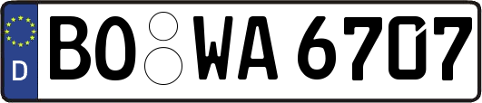 BO-WA6707