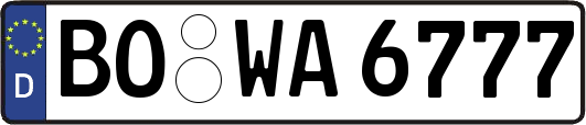 BO-WA6777