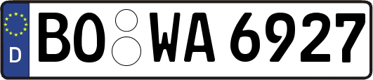 BO-WA6927