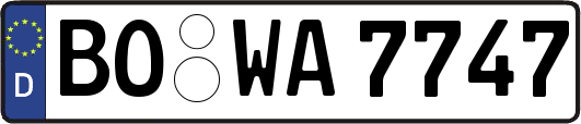BO-WA7747