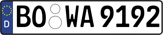 BO-WA9192