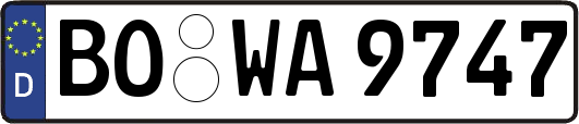 BO-WA9747