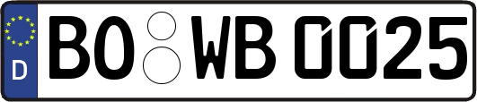 BO-WB0025