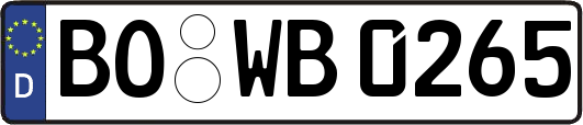 BO-WB0265