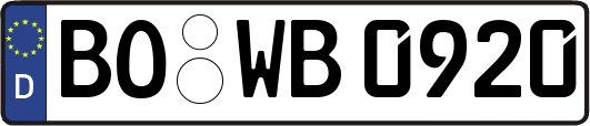 BO-WB0920