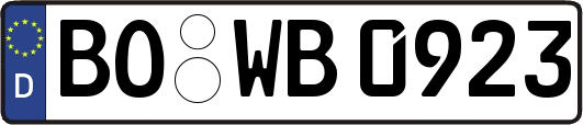 BO-WB0923