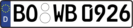 BO-WB0926