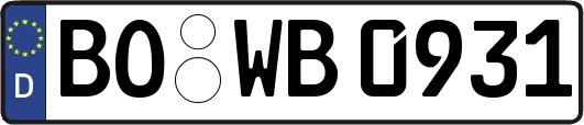 BO-WB0931