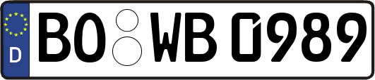 BO-WB0989