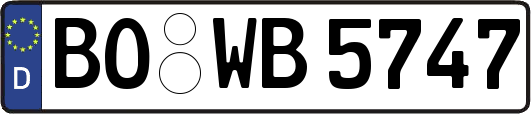 BO-WB5747