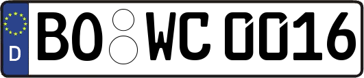 BO-WC0016
