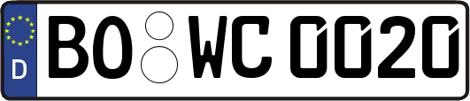 BO-WC0020