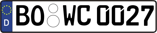 BO-WC0027