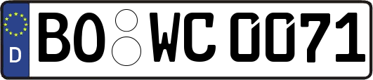 BO-WC0071