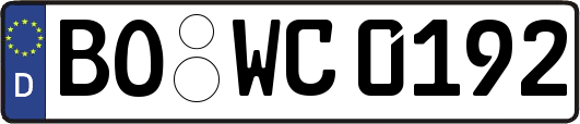 BO-WC0192