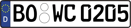 BO-WC0205