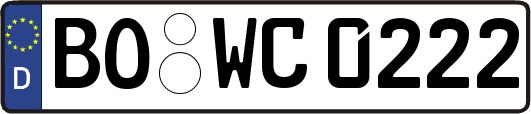 BO-WC0222