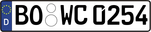 BO-WC0254