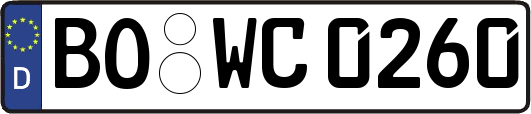 BO-WC0260