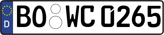 BO-WC0265