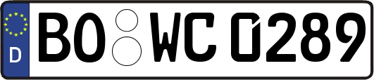 BO-WC0289