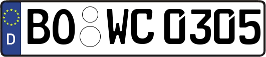 BO-WC0305