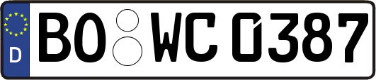 BO-WC0387