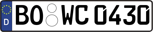 BO-WC0430