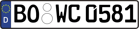 BO-WC0581