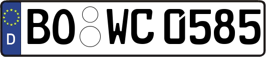 BO-WC0585