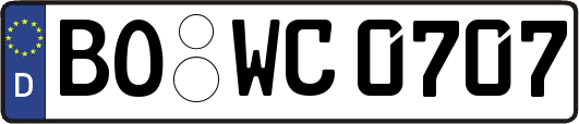 BO-WC0707