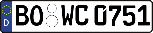 BO-WC0751