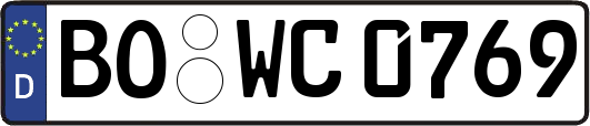 BO-WC0769