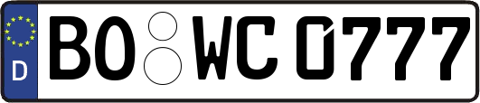 BO-WC0777
