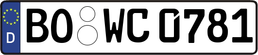 BO-WC0781