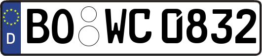 BO-WC0832