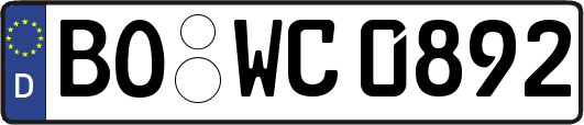 BO-WC0892