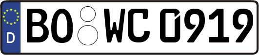 BO-WC0919