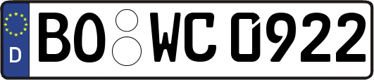 BO-WC0922