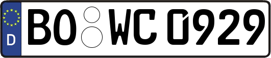 BO-WC0929